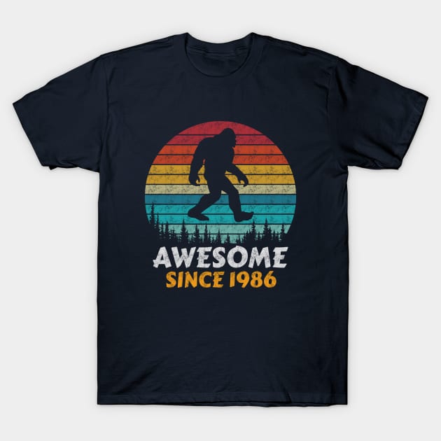 Awesome Since 1986 T-Shirt by AdultSh*t